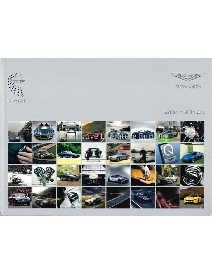 2013 ASTON MARTIN PROGRAMMA BROCHURE ENGELS, Boeken, Auto's | Folders en Tijdschriften