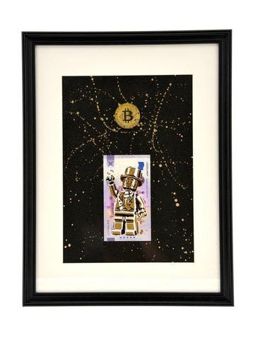 WhyCreationz (XX-XXI) - Golden Legoman Bitcoin Splash