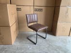 Veiling - Stoel Dunk (set van 8) Stof - Bruin - Donkerbruin, Huis en Inrichting, Stoelen, Nieuw