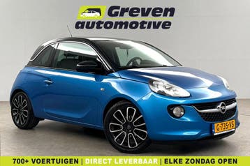 Opel ADAM 1.4 101PK Glam  Pano  Airco  Cruise  Elektrpakket, Blauw, Handgeschakeld, Nieuw, Te koop
