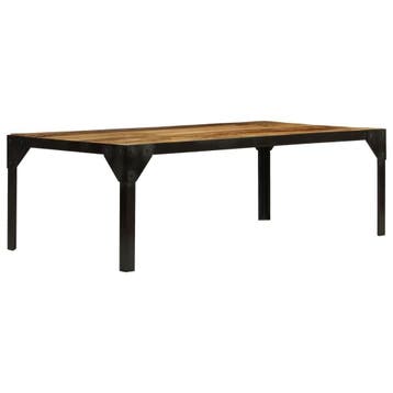 Retro Bijzettafel Mangohout | 35% Korting, 100 tot 150 cm, Nieuw, Metaal, Minder dan 50 cm