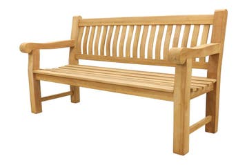 VDG Teakhouten tuinbank Patrick XL - 166 cm., Verzenden, Nieuw, Hout
