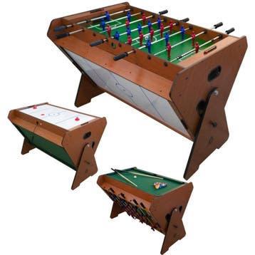 Multi Speeltafel 3-in-1 | Retourdeal 32% Korting, Ophalen of Verzenden, Zo goed als nieuw