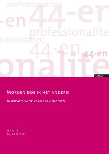 Morgen doe ik het anders 9789059313453, Boeken, Verzenden, Zo goed als nieuw