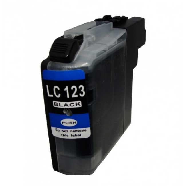 Huis-Merk  BROTHER LC-123 Black 20ml 247print, Computers en Software, Printerbenodigdheden, Nieuw, Verzenden