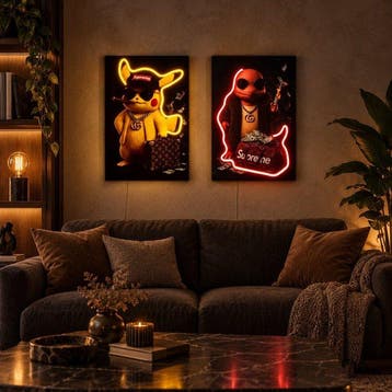LEDMansion - Electric Drip V.1 & Fire Drip V.1 - 30x45cm -, Nieuw