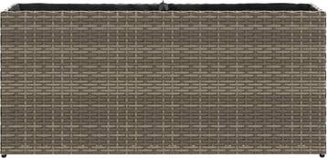 Plantenbak - bloempot - 90x20x40 - cm - rattan - grijs, Tuin en Terras, Verzenden, Nieuw