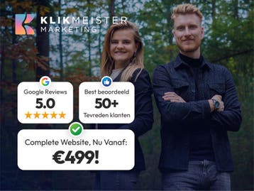 Website Vanaf €499 | Binnen 1 Week Online | 5,0 op Google!, Diensten en Vakmensen, Webdesigners en Hosting, Webdesign