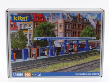 Schaal H0 Kibri 39556 Perron Salzberg Bouwpakket #5342, Ophalen of Verzenden, Zo goed als nieuw, Brug, Tunnel of Gebouw, Analoog