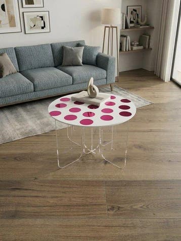 Mrn.D - Salontafel - plexiglas - Plex wit/rood