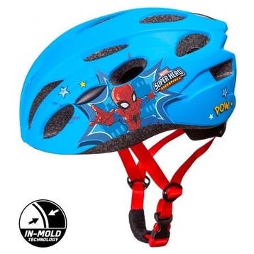 Seven Polska Kinderhelm Fietshelm S Spiderman Blauw, Fietsen en Brommers, Verzenden, Nieuw