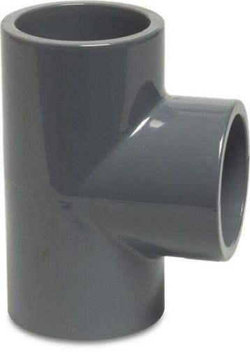 Pvc T-stuk 90°, 10 bar, 3x inwendig lijm-315 mm, 16 bar, Verzenden, Nieuw