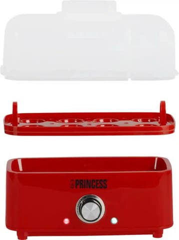 2dekans | Princess Hot Dog Maker & Eierkoker 2-in-1 - Voor 6, Ophalen of Verzenden, Zo goed als nieuw