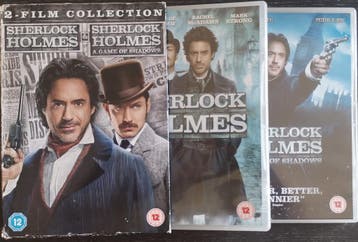 Sherlock Holmes 2 films (Robert Downey)     Gratis verzenden, Cd's en Dvd's, Dvd's | Tv en Series, Gebruikt, Verzenden, Vanaf 12 jaar