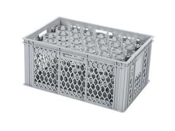 BASIC glazenkrat - 600 x 400 x H 280 mm voor 33 glazen -, Ophalen of Verzenden, Nieuw