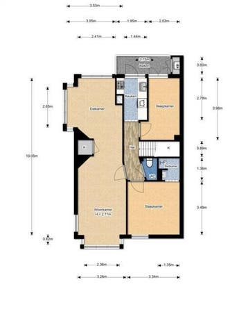 Te Huur 3 Appartement Koopmans van Boekerenstraat In Den Haa, Den Haag, Den Haag, Direct bij eigenaar, Appartement
