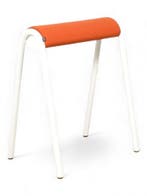 Sedus Lab hopper, oranje-wit, Ophalen of Verzenden, Gebruikt, Overige kleuren