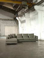 Minotti Andersen | Groen (NIEUWSTAAT), 300 cm of meer, Ophalen of Verzenden, Zo goed als nieuw, Bank Hoekbank Bankstel Bankje Loungebank Banken Chaise Lounge 