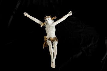 Barok Crucifix - Hout - 1750-1800 - Corpus Christi - 60 cm