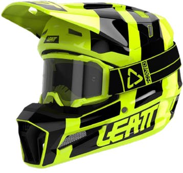 Leatt 2024 Moto 3.5 Crosshelm Citrus Geel / Zwart maat XL, Ophalen of Verzenden, Nieuw