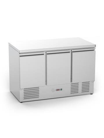 Koelwerkbank - 3-Deurs - 368 Liter - RVS - 230V - H 88 x B 1, Verzenden, Nieuw in verpakking