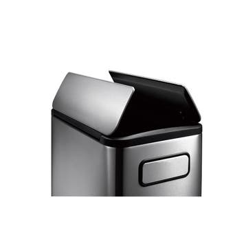 EKO Ecofly Step Bin 20+20 ltr - Mat RVS, Verzenden, Nieuw