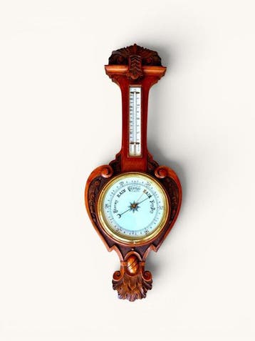 Weerstation - Eik - Victoriaans - hoogte 90 cm