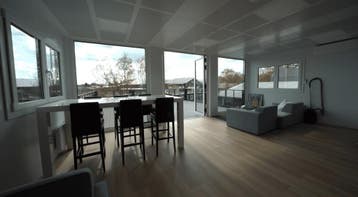 Woonunit prefab gebouwd met vele opties! Bekijk nu!, Overige materialen, 200 tot 400 cm, Nieuw, 500 cm of meer