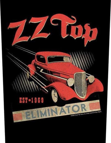ZZ Top - Eliminator - Backpatch officiële merchandise, Verzamelen, Ophalen of Verzenden, Nieuw, Kleding