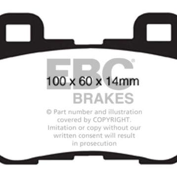 EBC 08-13 Infiniti FX50 5.0 Redstuff Rear Brake Pads, Ophalen of Verzenden, Nieuw