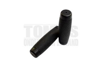 Handvatset Bobber geribbeld zwart 22mm / 24mm, Ophalen of Verzenden, Nieuw, DMP