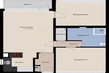 Appartement Oldenzaalsestraat in Enschede, Via bemiddelaar, Overijssel, Enschede, Appartement