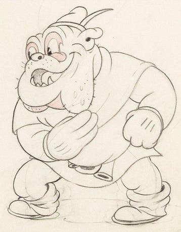 Walt Disney – Ambrose Animatie Tekening - The Robber Kitten, Nieuw