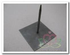 Metaalstaander Metalen pin standaard Solid Zwart ca. 13 cm, Ophalen of Verzenden, Nieuw