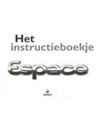 1998 RENAULT ESPACE INSTRUCTIEBOEKJE NEDERLANDS, Auto diversen, Handleidingen en Instructieboekjes