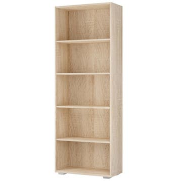 Boekenkast Vela Eikenhout 5 Planken (Meubelen, Interieur), Huis en Inrichting, Complete inboedels, Verzenden