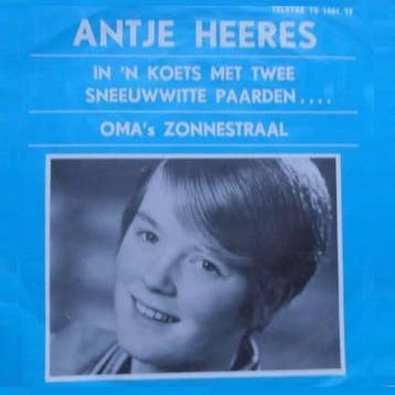 vinyl single 7 inch - Antje Heeres - In n Koets Met Twee..., Verzenden, Zo goed als nieuw, 7 inch, Nederlandstalig