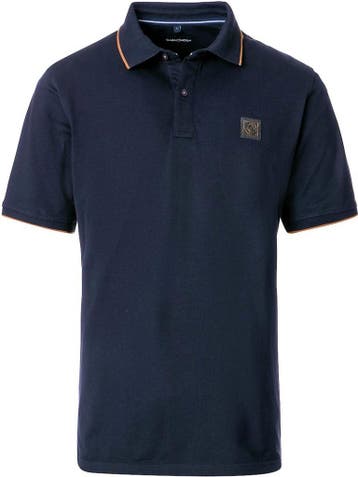 Casa Moda Premium Heren Poloshirt Katoen Met Stretch, Verzenden, Nieuw, Blauw