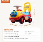 Peuter Ride-On Auto met Duwfunctie en Muziek, Kinderen en Baby's, Kinderkamer | Commodes en Kasten, Verzenden, Nieuw