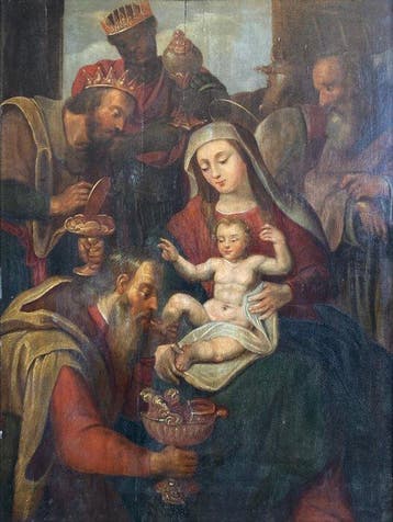 Flemish School (XVI-XVII) - The Adoration of the Magi