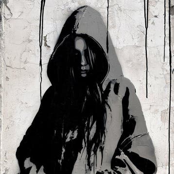 David Law (1967) - Billie Eilish II (Stencil)