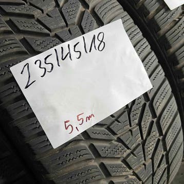 2 x Hankook Ventus S1 Evo3 235-45-18 Winterbanden 5,5mm, 18 inch, Gebruikt, 235 mm, Band(en)