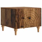 vidaXL Salontafel met lade Oud hout 49 x 50 x 40 cm Bewerkt, Huis en Inrichting, Verzenden, Nieuw, 50 tot 100 cm, Minder dan 50 cm