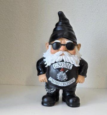 Beeld, ***XXL Motor rijder KABOUTER*** (Gnome Cruising) - 39