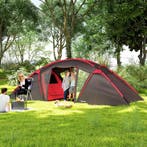 TRUUSK Tunnel Tent voor 4-6 Personen - 3 Kamers - Licht Haak, Sport en Fitness, Rugby, Verzenden, Nieuw