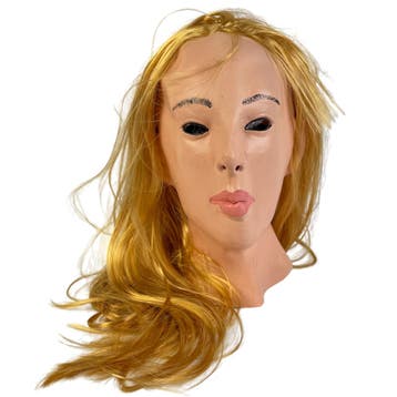 Vrouwenmasker (blond haar), Kleding | Dames, Verzenden, Nieuw