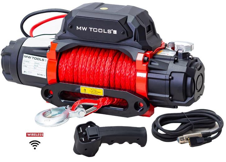 Lier 12V 5443kg 26m kabel synthetisch draadloze afstandsbedi, Doe-het-zelf en Verbouw, Lieren en Takels, Ophalen of Verzenden