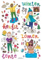 A2 poster - Onderbouw - Seizoenen, Ophalen of Verzenden, Nieuw