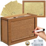 RUHHY houten spaarpot met spaarchallenge en 5 kaarten – m., Ophalen of Verzenden, Nieuw