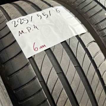 2 x Michelin Primacy 4 225-55-16 Zomerbanden 6mm, Gebruikt, 16 inch, Ophalen of Verzenden, Band(en)
